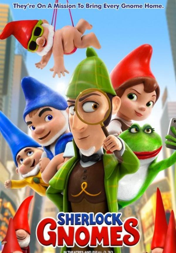 Risultati immagini per immagini del film sherlock gnomes